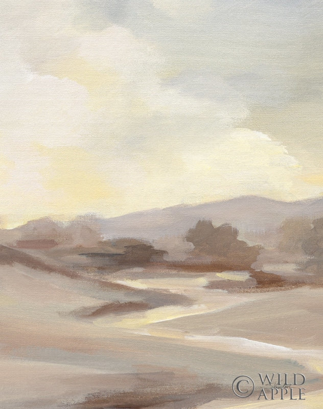 Reproduction of Monochromatic Farm View III by Silvia Vassileva - Wall Decor Art