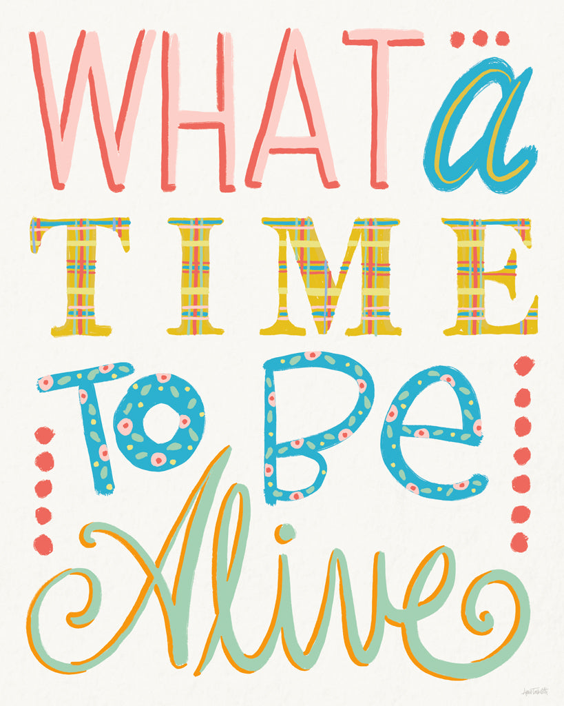 Reproduction of Colorful Sayings VI by Anne Tavoletti - Wall Decor Art