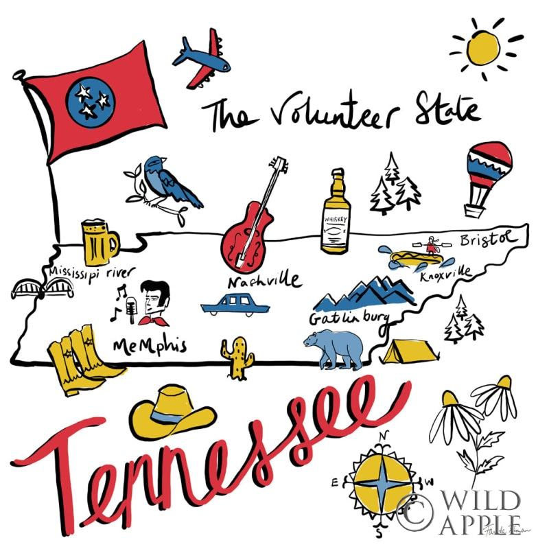 Tennessee Posters Prints & Visual Artwork