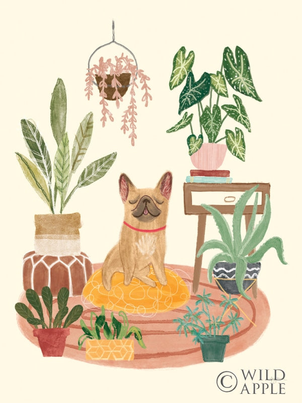 Reproduction of Urban Jungle Dogs IV SP by Mary Urban - Wall Decor Art