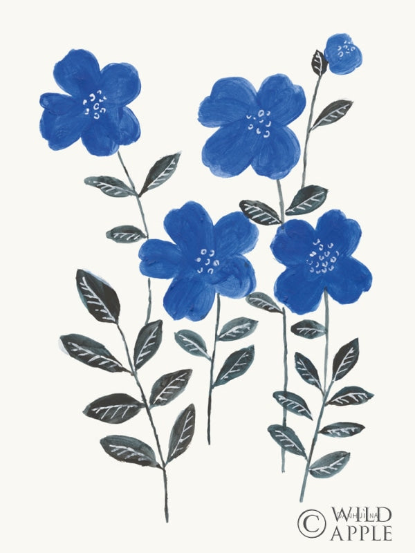 Reproduction of Borrowed and Blue IV by Danhui Nai - Wall Decor Art