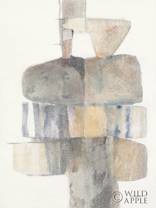 Reproduction of Stepping Stones by Mike Schick - Wall Decor Art