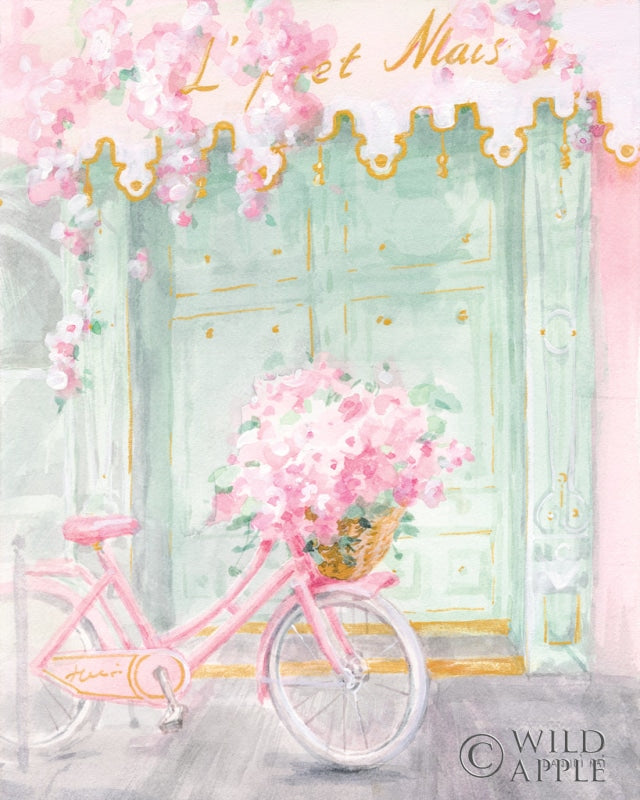 Reproduction of Pastel Paris I Crop by Danhui Nai - Wall Decor Art