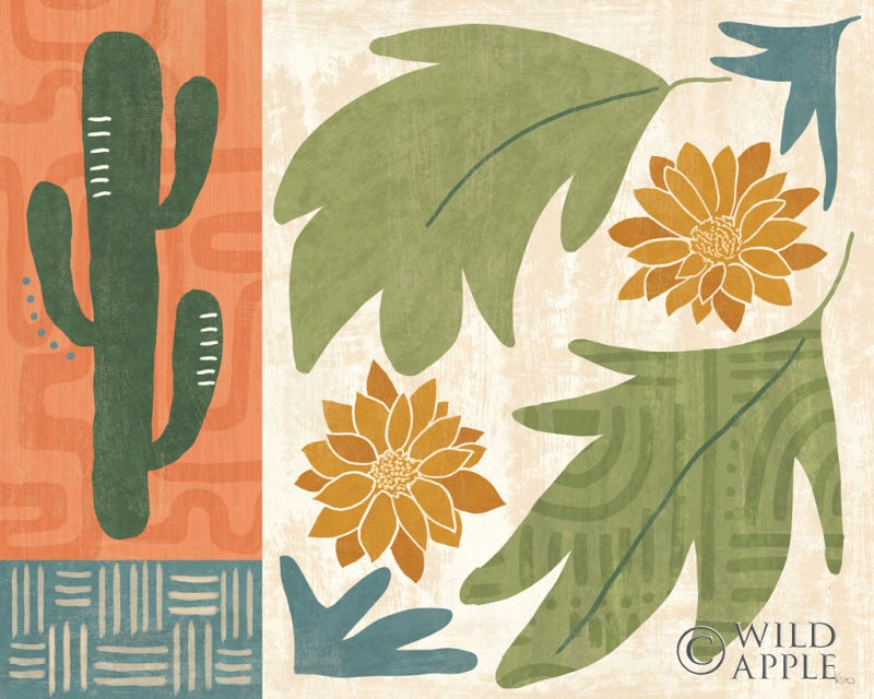 Reproduction of Cool Cacti I by Veronique Charron - Wall Decor Art