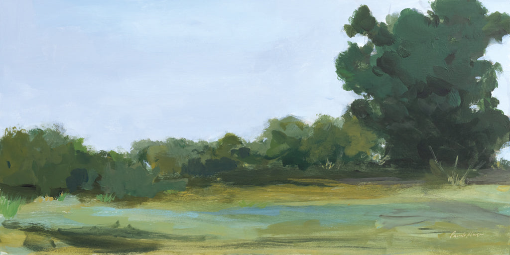 Reproduction of Expanding Green Light by Pamela Munger - Wall Decor Art