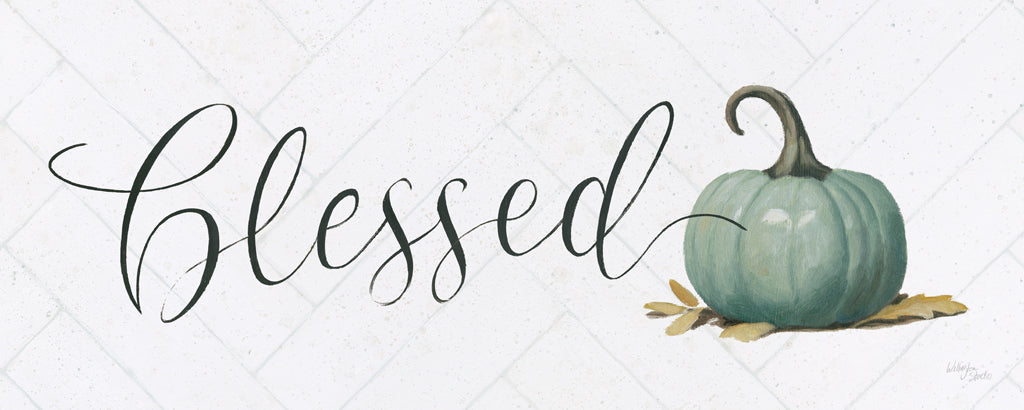 Reproduction of Grateful and Blessed II by Wellington Studio - Wall Decor Art