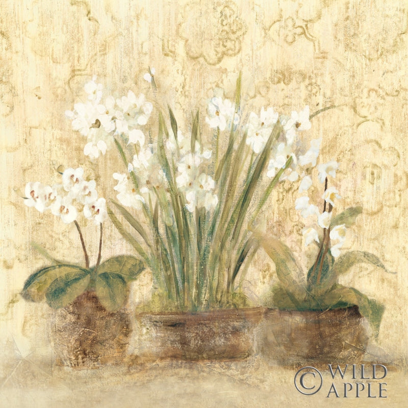 Reproduction of Esprit Narcissus and Orchid by Cheri Blum - Wall Decor Art