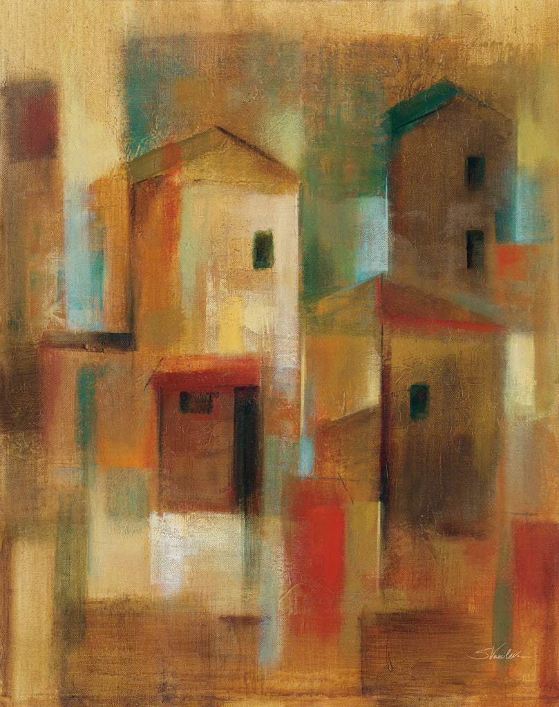 Reproduction of Old Town Reminiscence I by Silvia Vassileva - Wall Decor Art