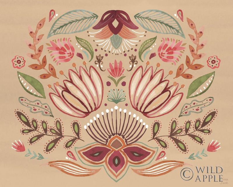 Reproduction of Floralscape II by Dina June - Wall Decor Art