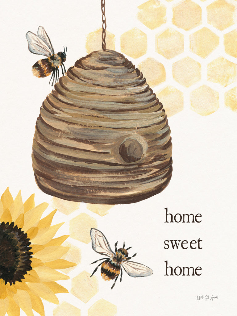 Reproduction of Sunny Bees IV by Yvette St. Amant - Wall Decor Art