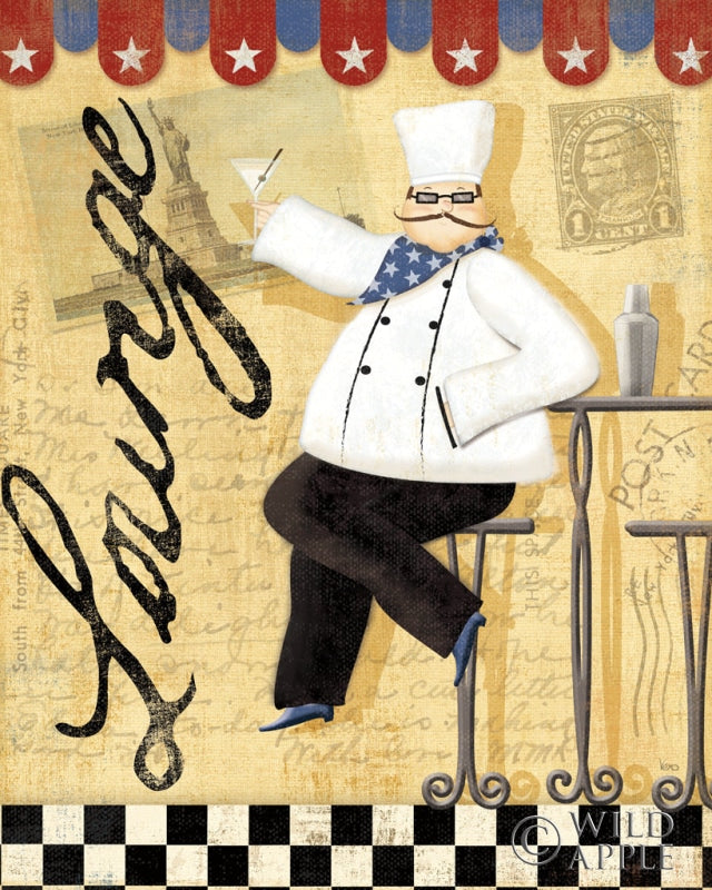 Reproduction of Chefs Break II by Veronique Charron - Wall Decor Art