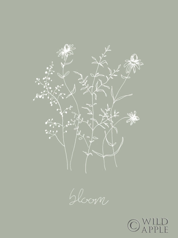 Reproduction of Delicate Wildflowers III by Katrina Pete - Wall Decor Art