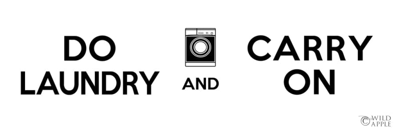 Reproduction of Laundry On I BW Panel by Pela Studio - Wall Decor Art