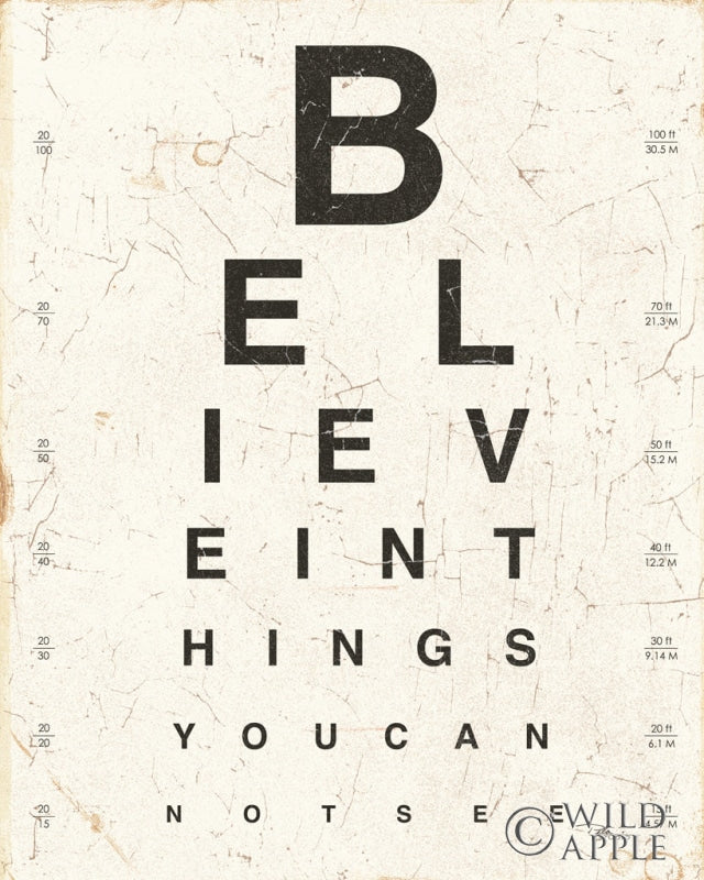Reproduction of Eye Chart I by Pela Studio - Wall Decor Art