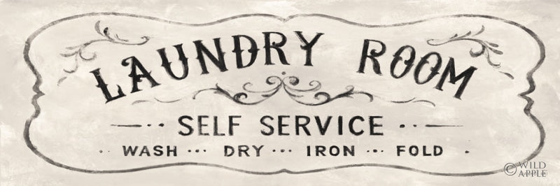 Reproduction of Laundry Day VII Neutral Panel by Danhui Nai - Wall Decor Art