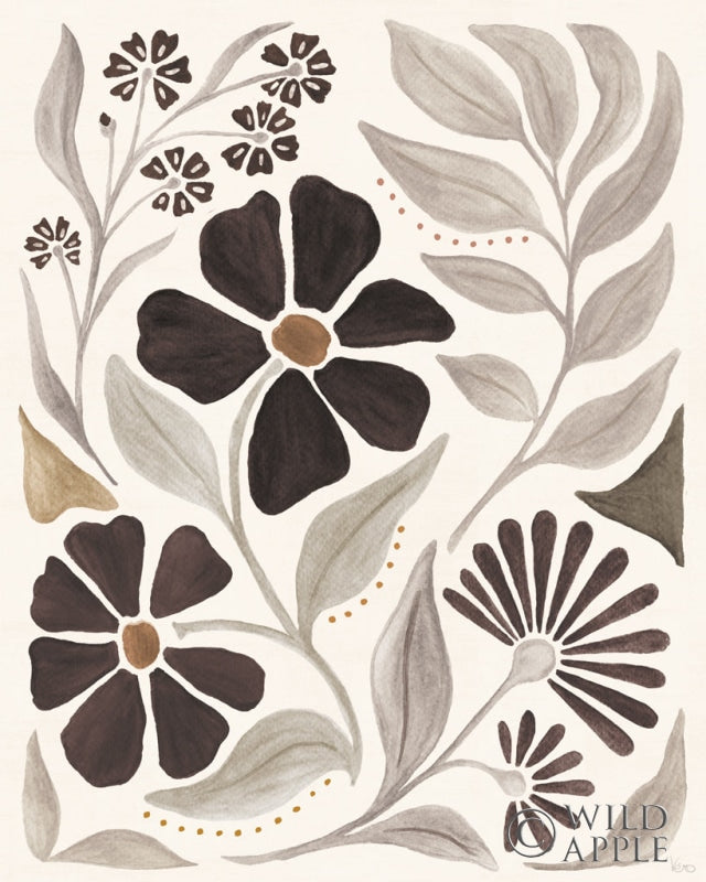 Modern Petals Iii Neutral Posters Prints & Visual Artwork