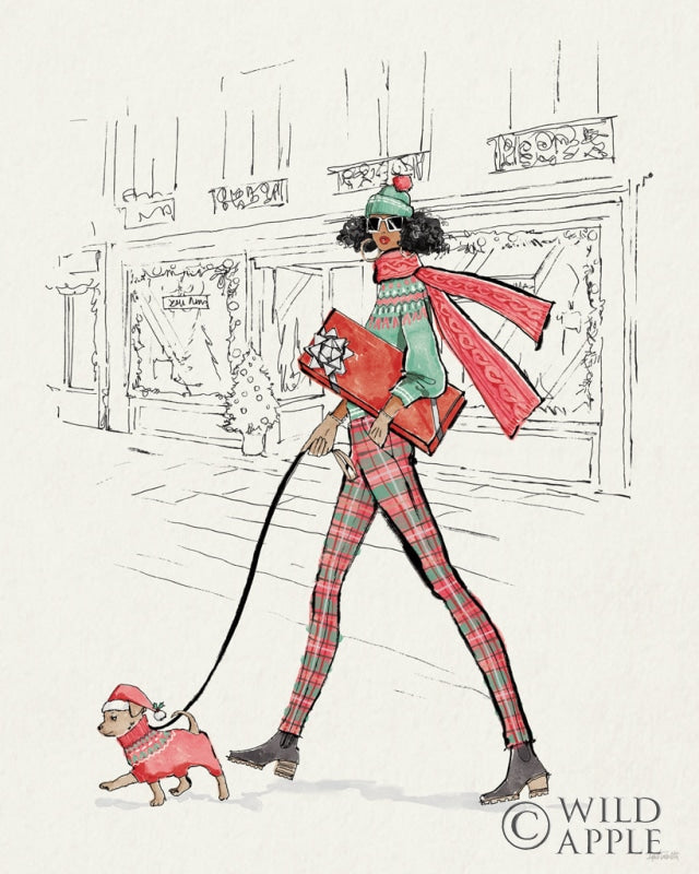 Reproduction of Holiday Fashionistas III by Anne Tavoletti - Wall Decor Art