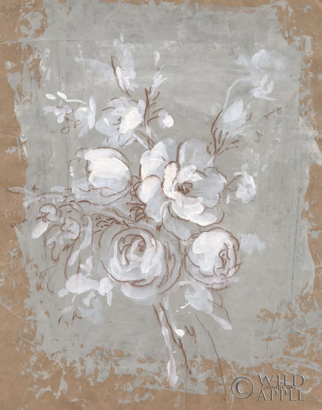 Reproduction of Delicate Floral II by Danhui Nai - Wall Decor Art