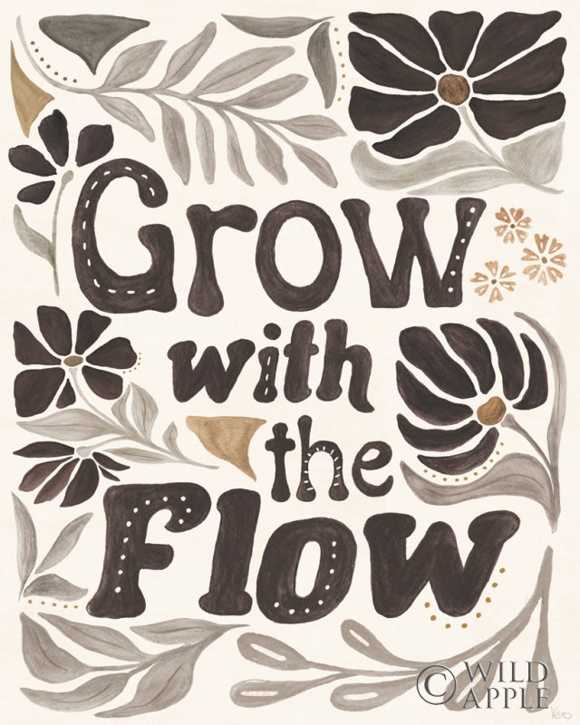 Reproduction of Modern Petals VI Neutral by Veronique Charron - Wall Decor Art