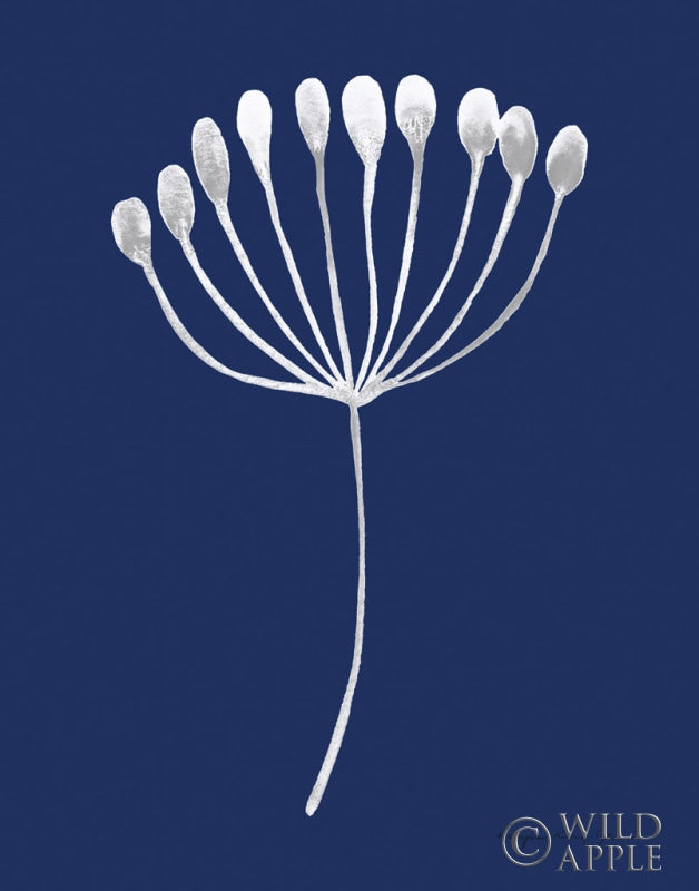 Reproduction of Silhouette of Nature III Blue by Kasia Kucwaj-Tybur - Wall Decor Art