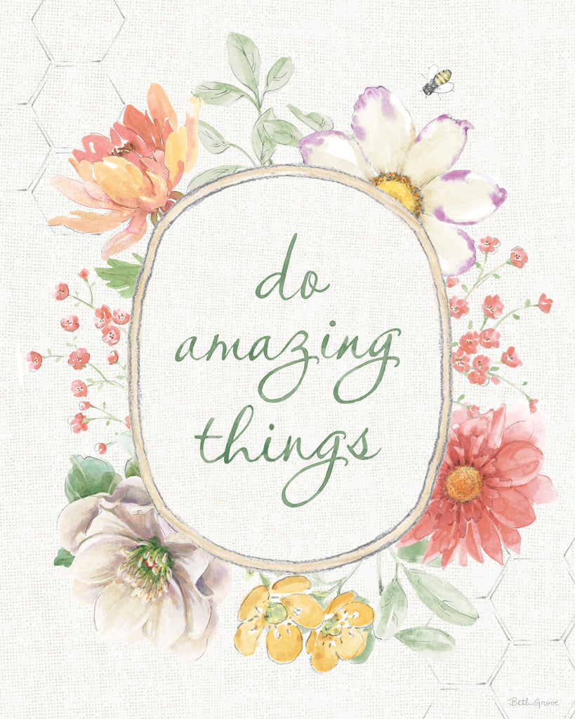 Reproduction of Afternoon in the Garden VII by Beth Grove - Wall Decor Art