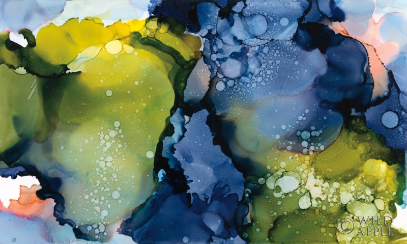 Reproduction of Manipulated Blue II by Chris Paschke - Wall Decor Art