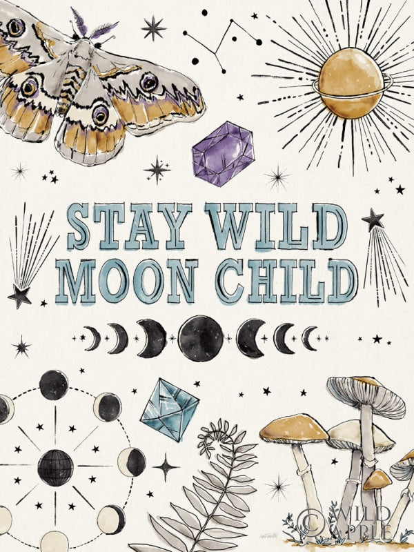 Reproduction of Mystic Moon IX Vertical by Anne Tavoletti - Wall Decor Art