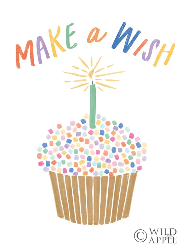 Reproduction of Birthday Wishes III by Laura Marshall - Wall Decor Art