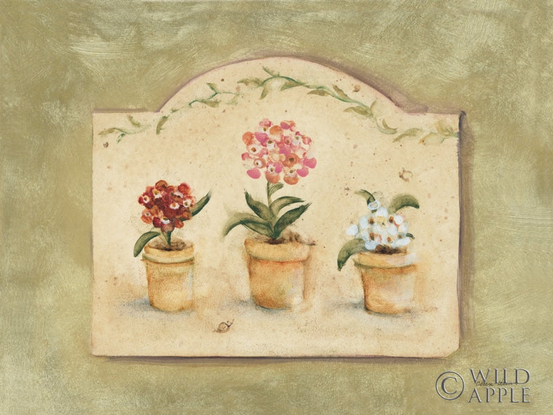 Reproduction of Primroses I by Cheri Blum - Wall Decor Art