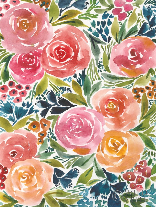 Reproduction of Garden Bliss III by Cheryl Warrick - Wall Decor Art