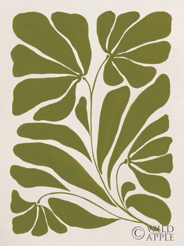 Reproduction of Blooming Joy II Green by Danhui Nai - Wall Decor Art