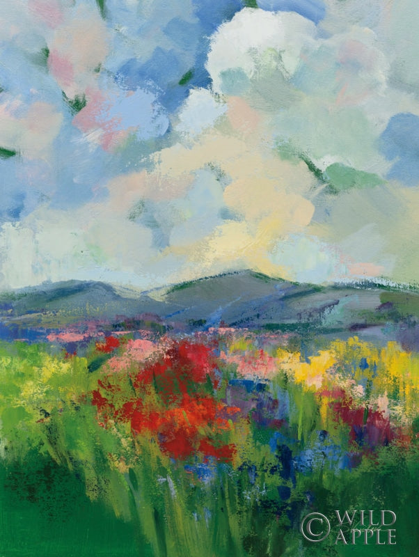 Reproduction of Green Meadow I by Silvia Vassileva - Wall Decor Art