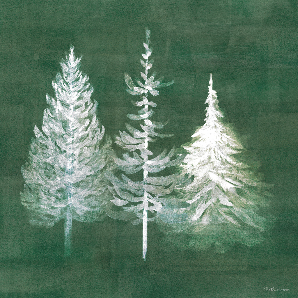 Reproduction of Wooded Winter XII by Beth Grove - Wall Decor Art