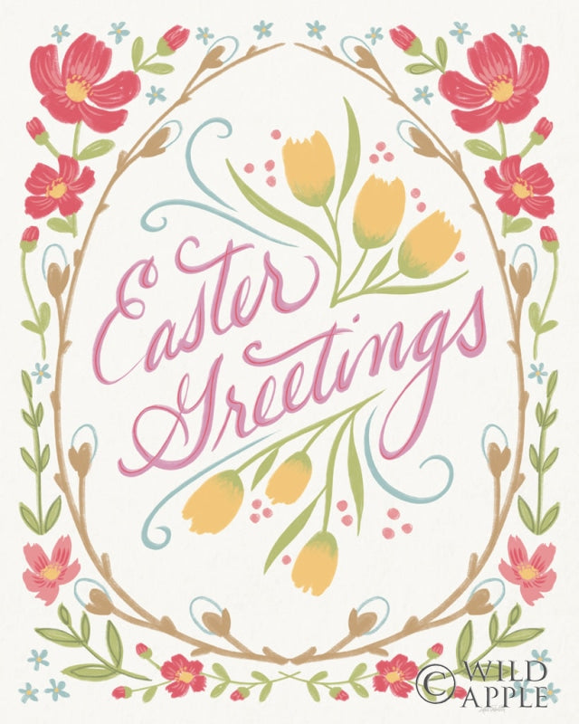 Easter Greetings I Posters Prints & Visual Artwork