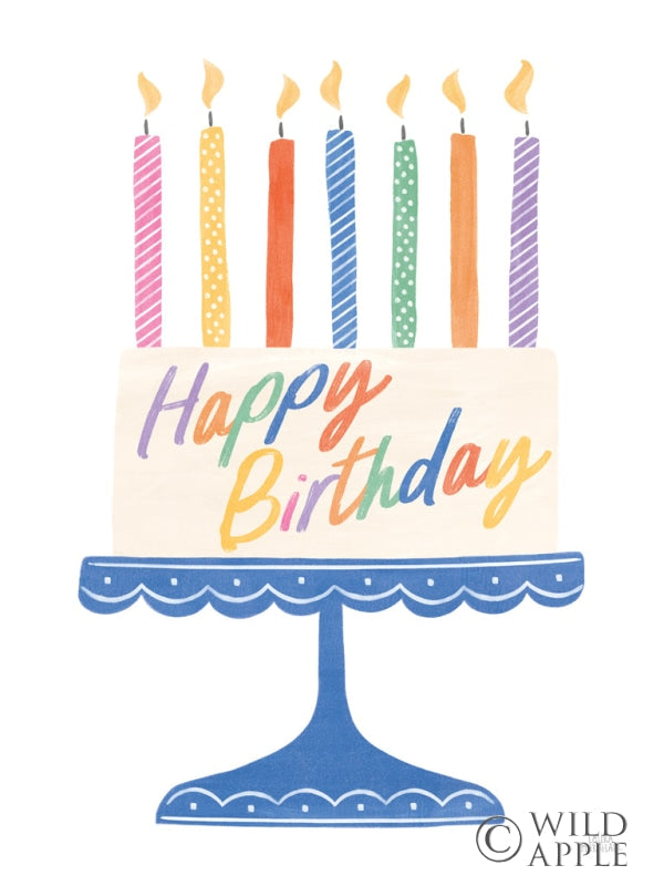 Reproduction of Birthday Wishes VI by Laura Marshall - Wall Decor Art