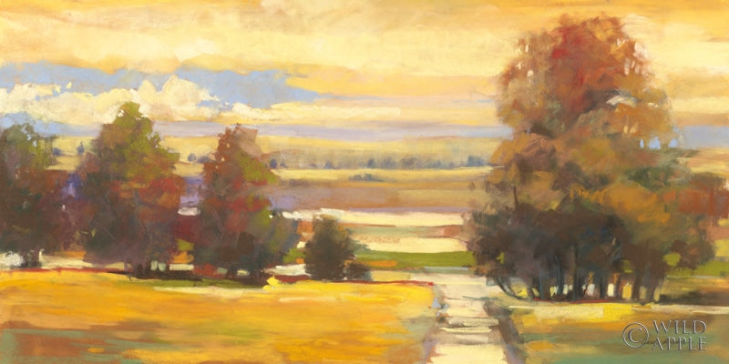 Reproduction of October Path Crop by Carol Rowan - Wall Decor Art