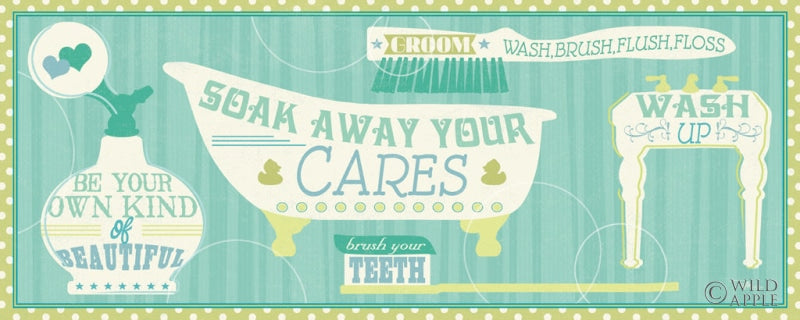 Reproduction of Wash Up X by Pela Studio - Wall Decor Art