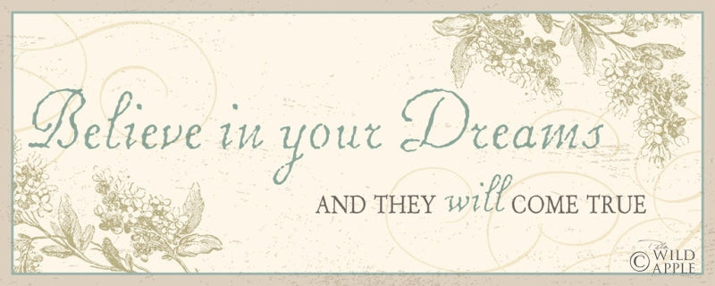 Believe In Your Dreams Posters Prints & Visual Artwork