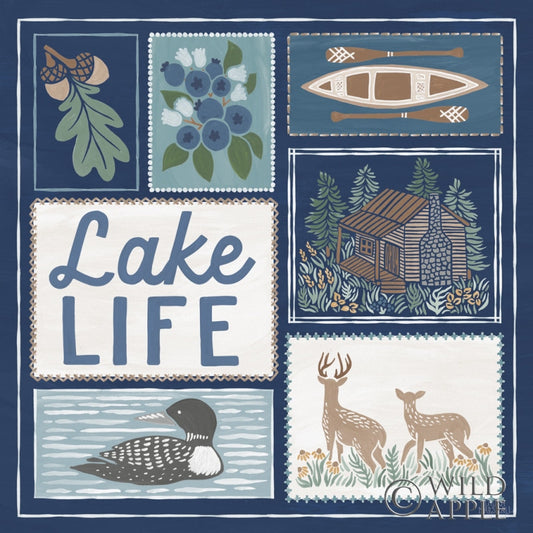 Lakeside Days VII Blue