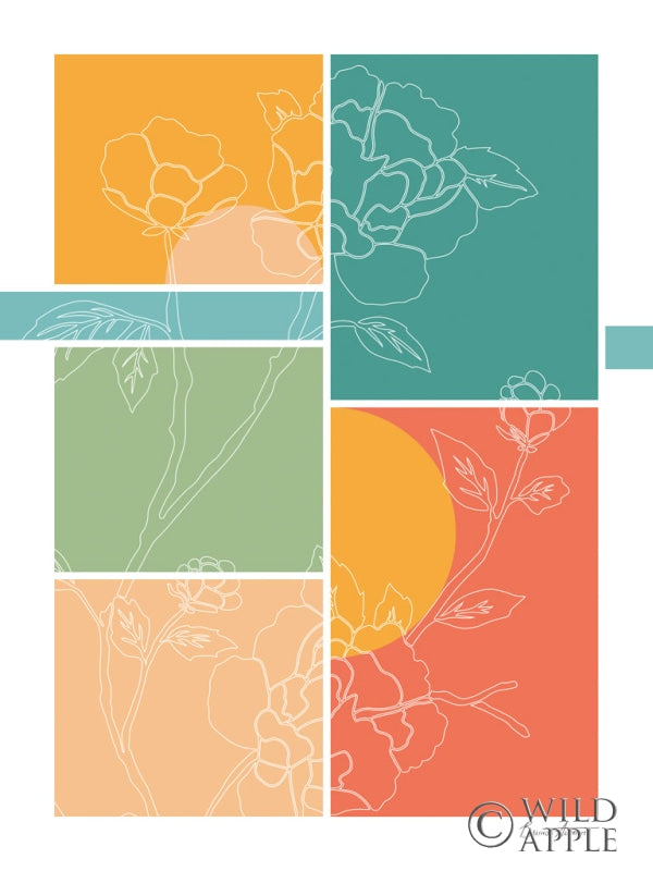 Reproduction of Through the Lines II by Belinda Aldrich - Wall Decor Art