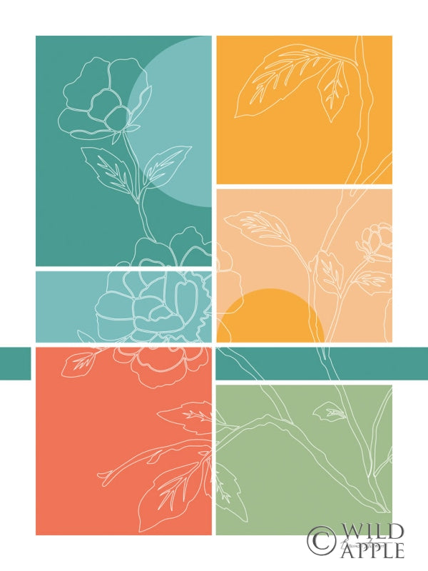 Reproduction of Through the Lines I by Belinda Aldrich - Wall Decor Art