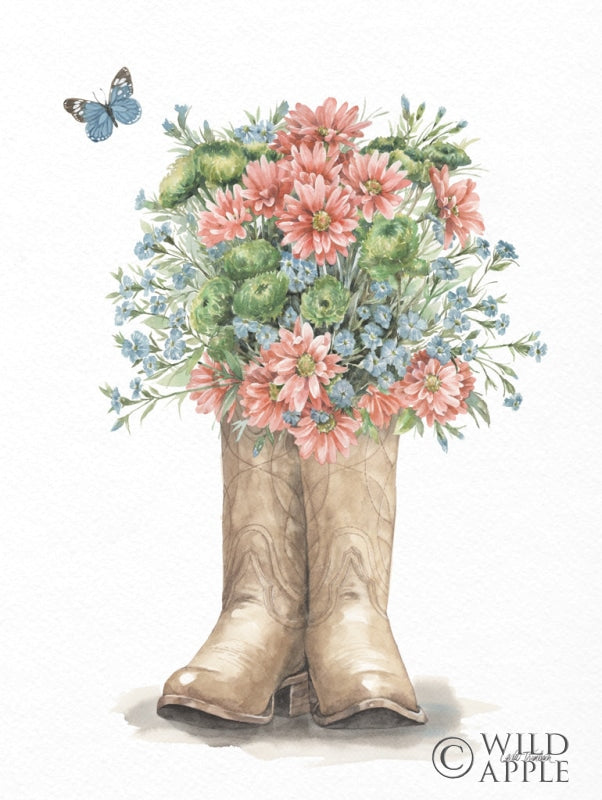 Reproduction of Wildflower Western II by Leslie Trimbach - Wall Decor Art