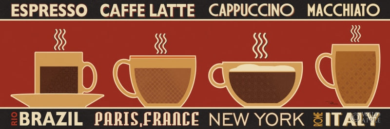 Reproduction of Deco Coffee Panel I by Pela Studio - Wall Decor Art