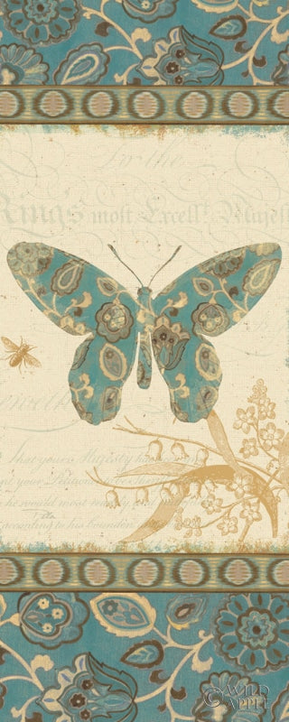 Reproduction of Natures Pattern II in Blue by Pela - Wall Decor Art