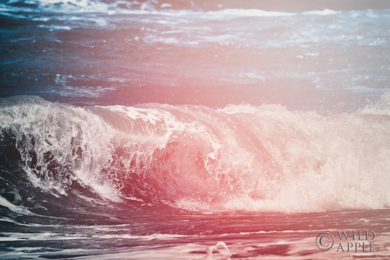 Lost Coast Waves Pink Iii Posters Prints & Visual Artwork