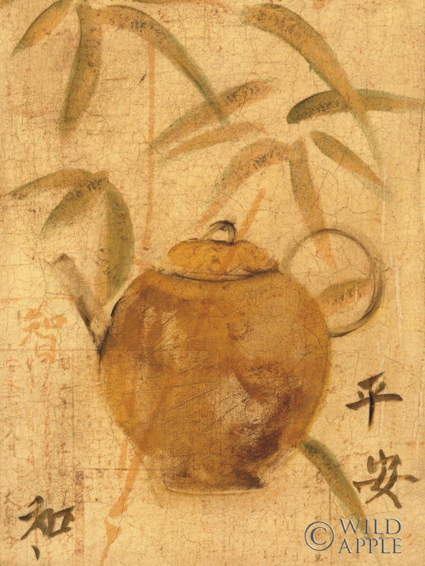 Reproduction of Asian Teapot IV by Cheri Blum - Wall Decor Art