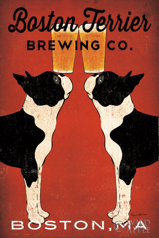 Boston Terrier Brewing Co Posters Prints & Visual Artwork
