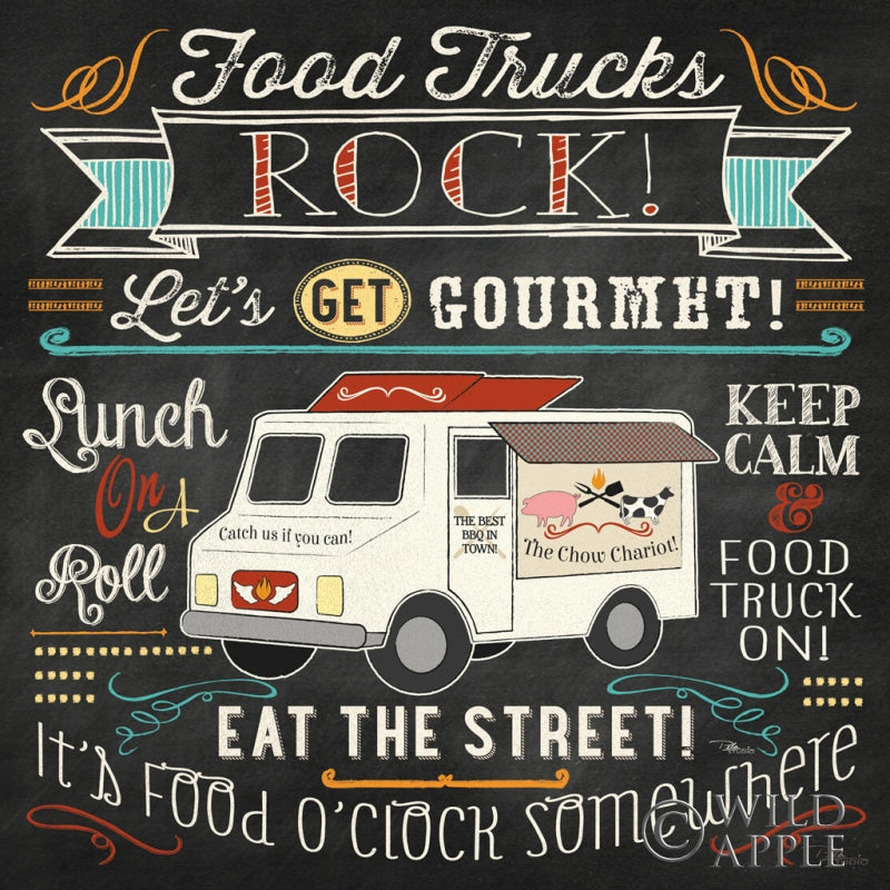Reproduction of Food Truck Fan II by Pela Studio - Wall Decor Art